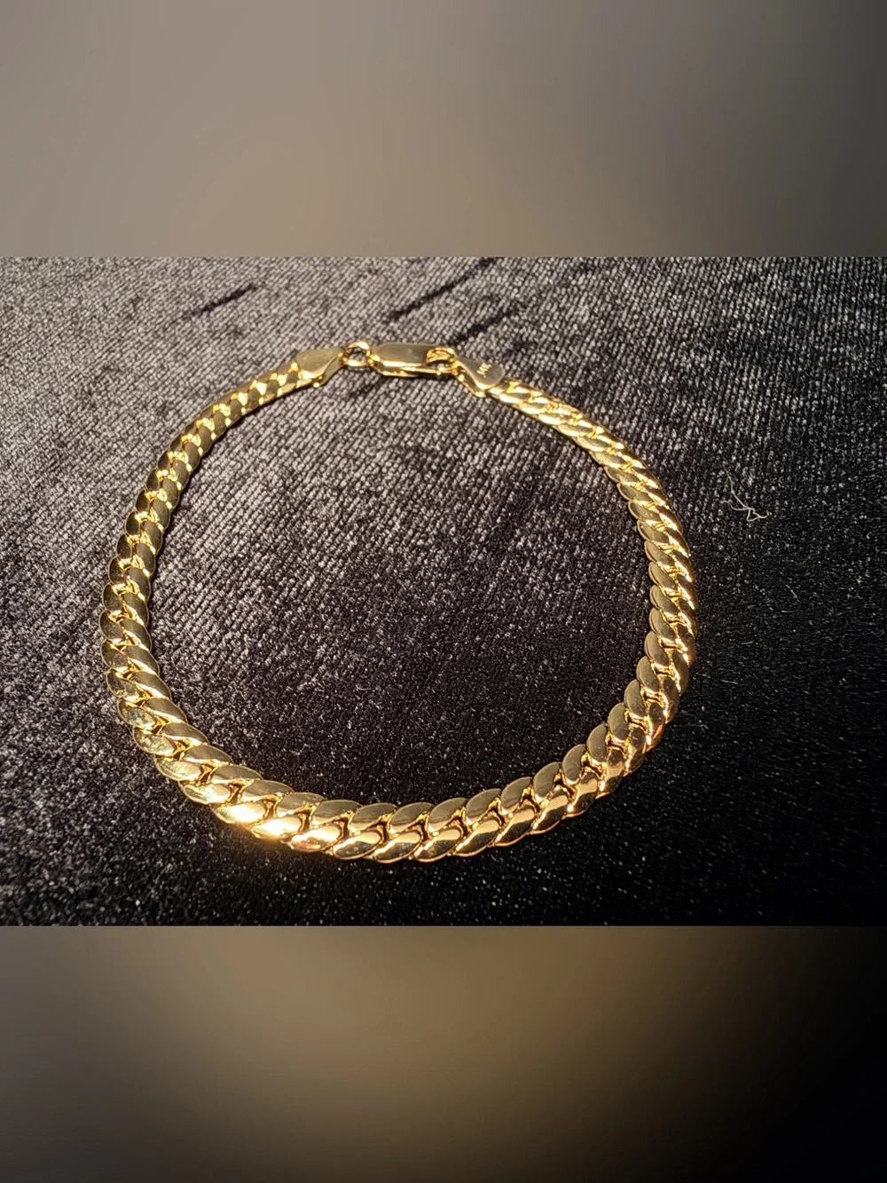 Miami Cuban 8in 5MM 14k stamped gold filled bracelet w/lobster clasp. Brand new